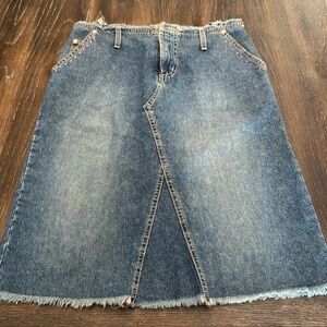 🟠 PARIS BLUES BLUE JEAN SKIRT SIZE 5 JUNIORS
